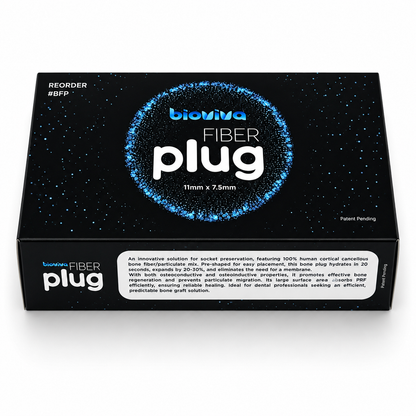 Bioviva Fiber Plug Bone Allograft