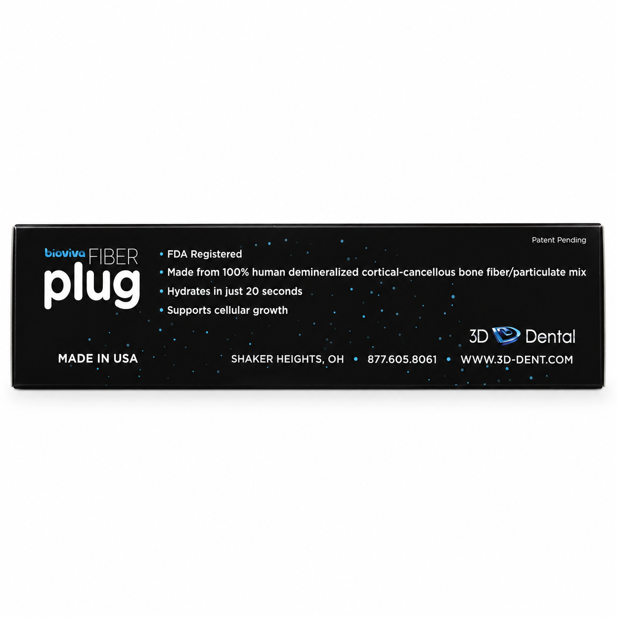 Bioviva Fiber Plug Bone Allograft