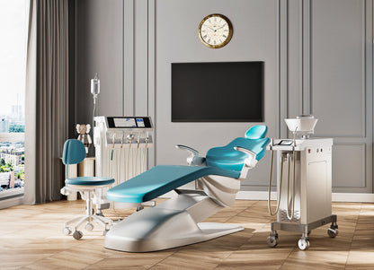 Jinme E8 Self-Contained Mobile Dental Surgery & Implant Cart with Built-In Air Compressor