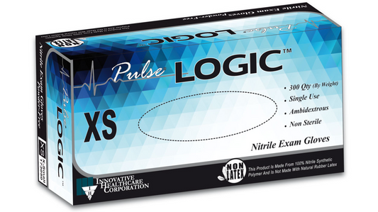 Innovative Pulse LOGIC Nitrile Exam Gloves Series 173, 300/bx, 10 bx/cs