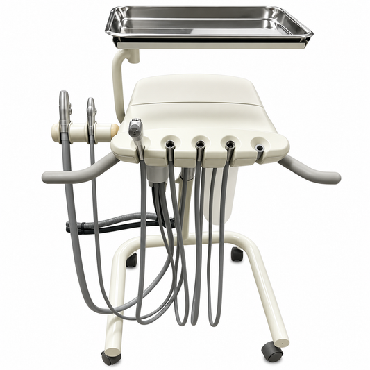 Flight A-Series Doctors Cart with TRAD-2002 Delivery Unit and HVE/SE Vacuum Package
