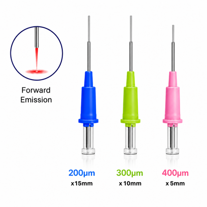 PIOON Standard Laser Tips — Bendable Forward-Emission Dental Laser Tips • 10 Pack
