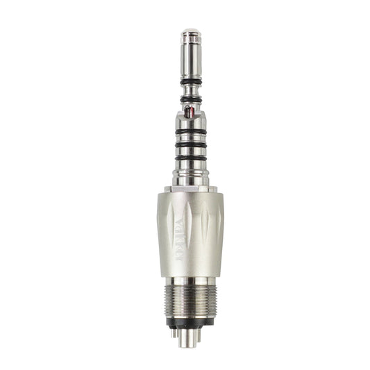 Vakker Self-Illuminating Fiber Optic Quick Coupler. KaVo Compatible, Fits 4 hole or 6 hole connector