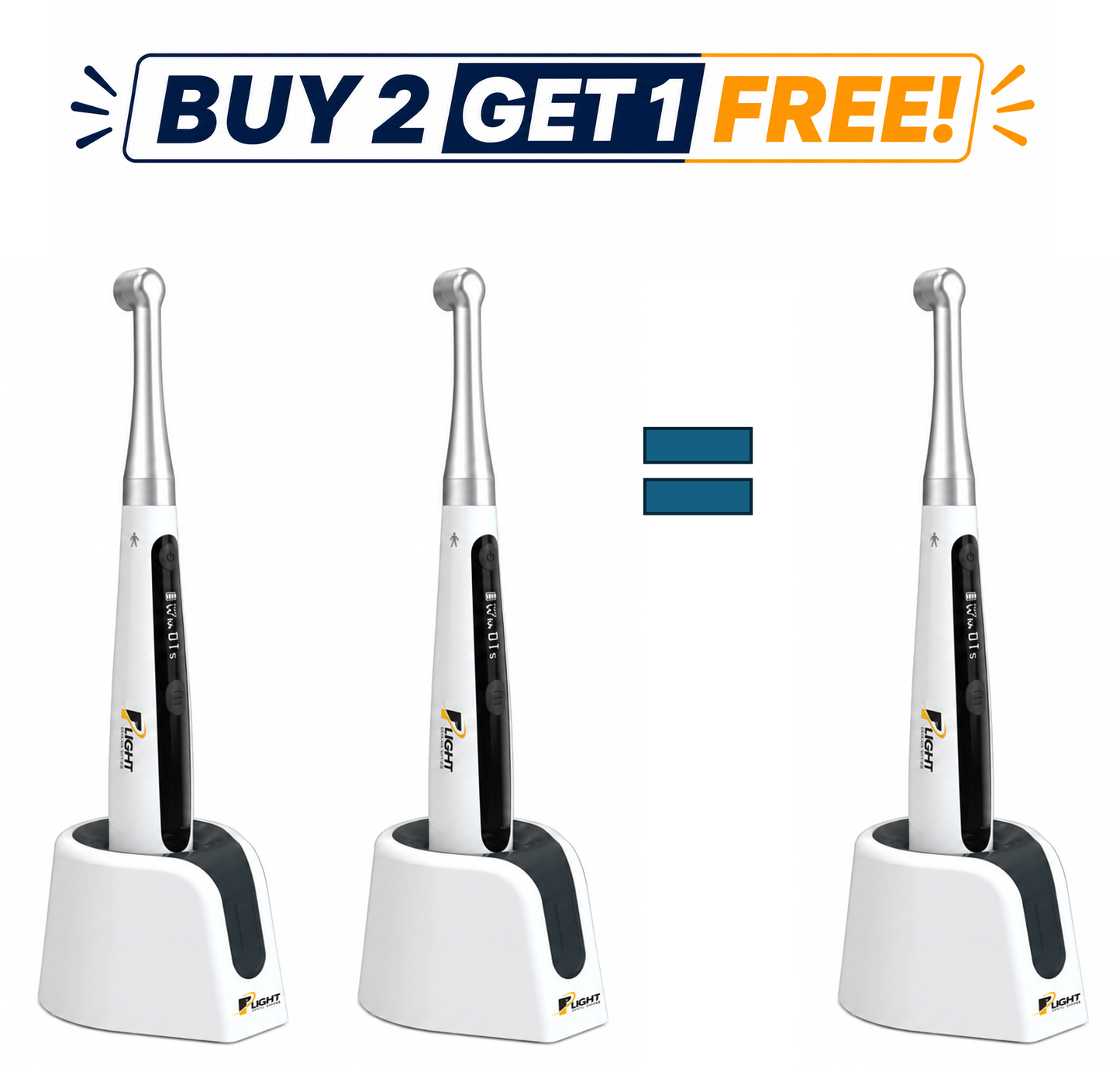 Flight VisionCure CC-7000 LED Curing Light & Caries Detector 2,500 mW/cm²| 1-3 sec 4 Modes