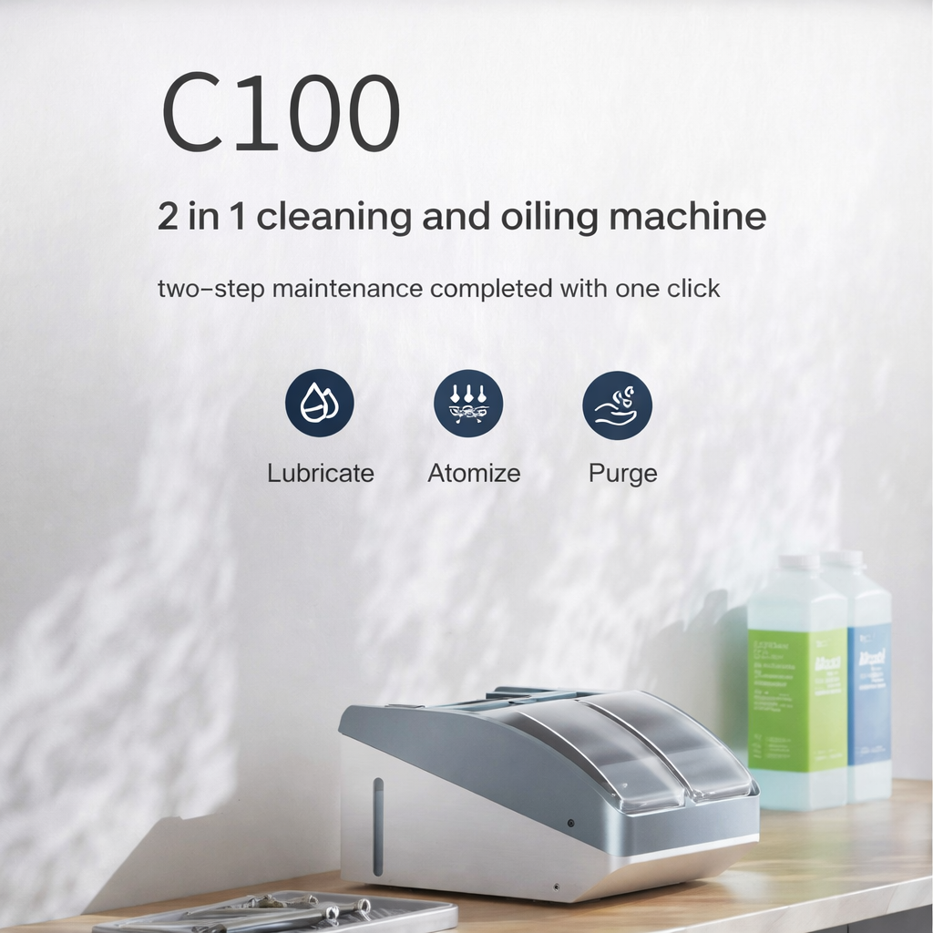 Jinme C100 Handpiece Maintenance System - Cleaning & Lubricating Kit