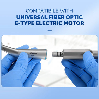 Jinme 1:1 Electric Handpiece Contra Angle for E-Type Dental Motors