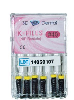 3D K-File NITI Flexible Endo Files