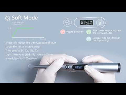 Woodpecker O-Star PRO Next Generation Wide-Spectrum Curing Light - up to 3000MW/CM w/ built-in radiometer