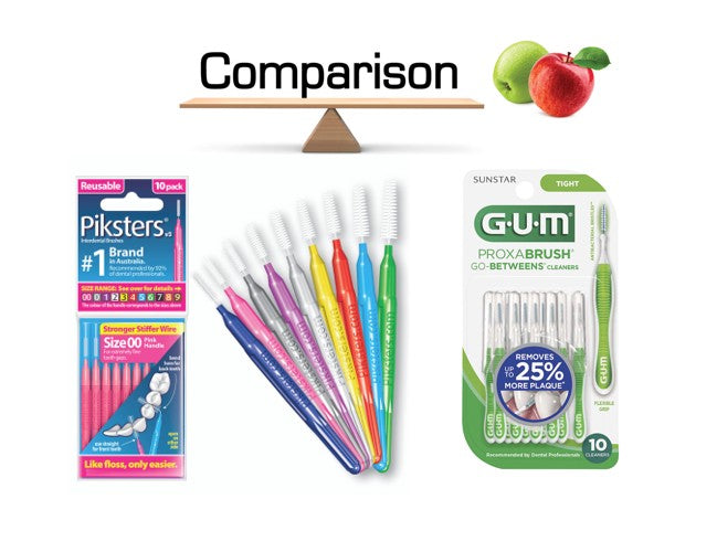 Piksters Interdental Brushes 10 Packs of 10 Brushes