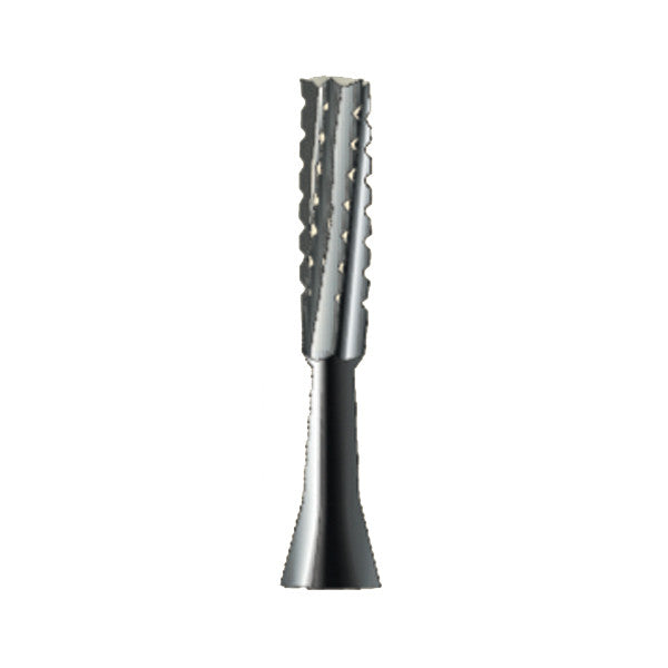 G/557Ss (2057 Short Shank) Metal Cutting Short Shank Gold Carbide Burs Flat-End Fissure