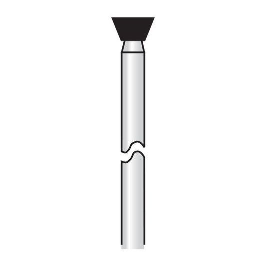 HP010-045 | Reusable Gold Diamond Burs. Inverted Coneshaped
